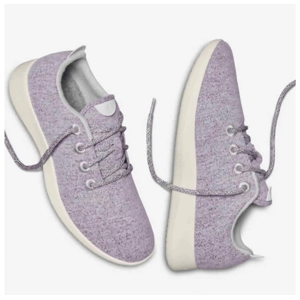 Allbirds Wool Runners Sneakers Lilac Lavender Purple Melange
